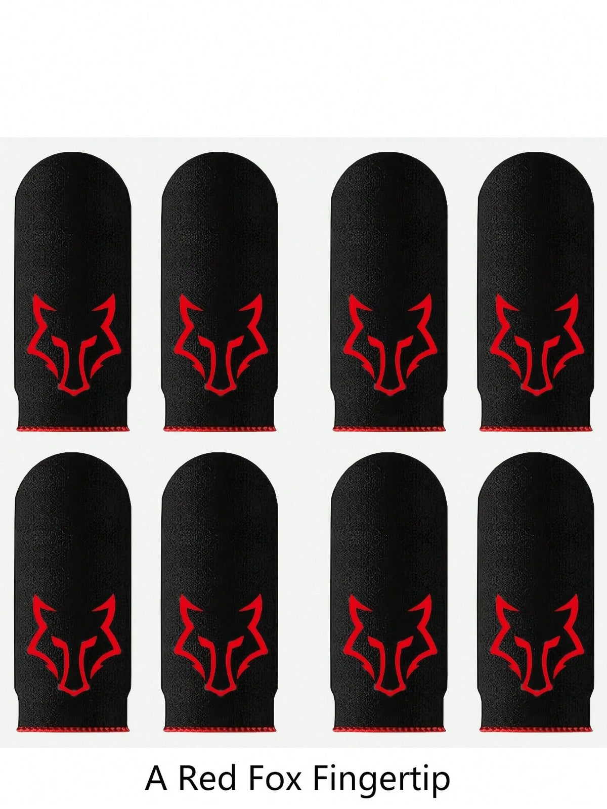 4 Pairs Carbon Fiber Finger Sleeves With Fox Thumb Sleeves Finger Seamless Touchscreen Anti-Sweat Breathable Finger Covers,Kitchen,Bathroom,Home,Household Suppliers