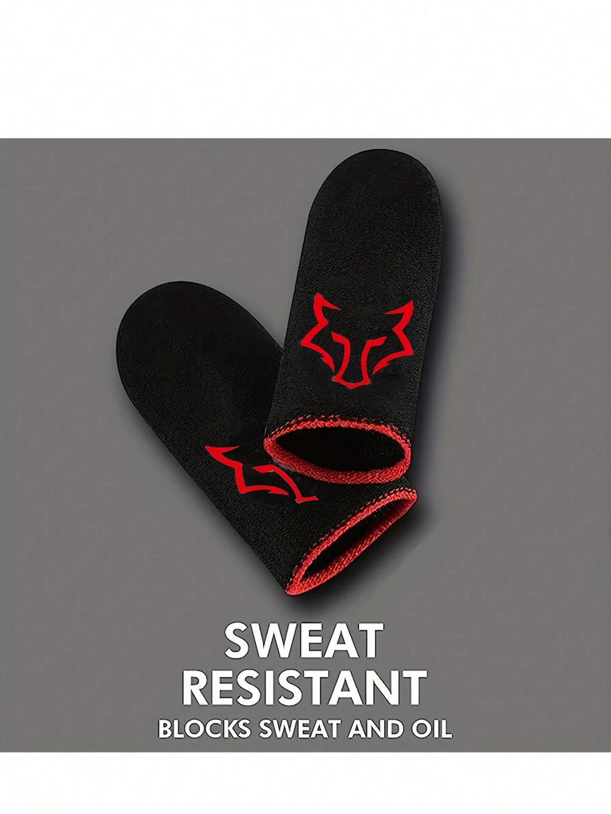 4 Pairs Carbon Fiber Finger Sleeves With Fox Thumb Sleeves Finger Seamless Touchscreen Anti-Sweat Breathable Finger Covers,Kitchen,Bathroom,Home,Household Suppliers