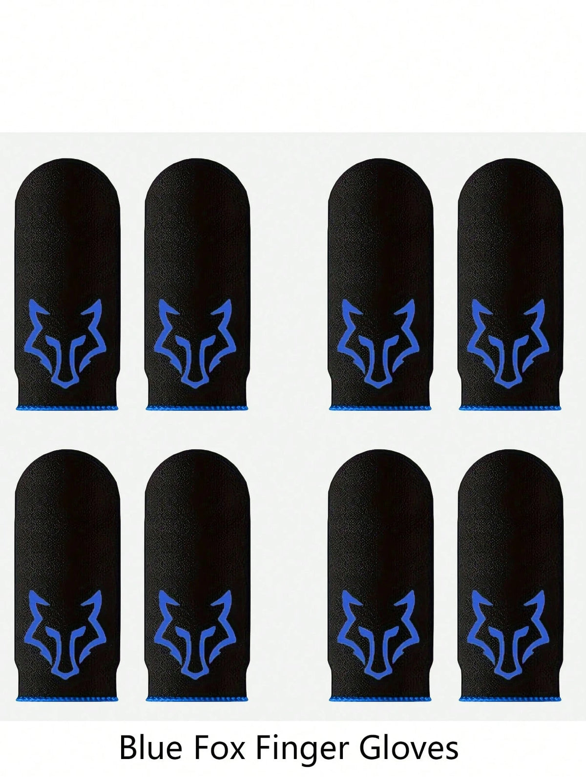 4 Pairs Carbon Fiber Finger Sleeves With Fox Thumb Sleeves Finger Seamless Touchscreen Anti-Sweat Breathable Finger Covers,Kitchen,Bathroom,Home,Household Suppliers