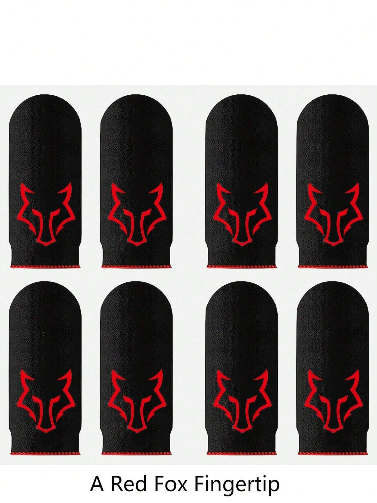 4 Pairs Carbon Fiber Finger Sleeves With Fox Thumb Sleeves Finger Seamless Touchscreen Anti-Sweat Breathable Finger Covers,Kitchen,Bathroom,Home,Household Suppliers