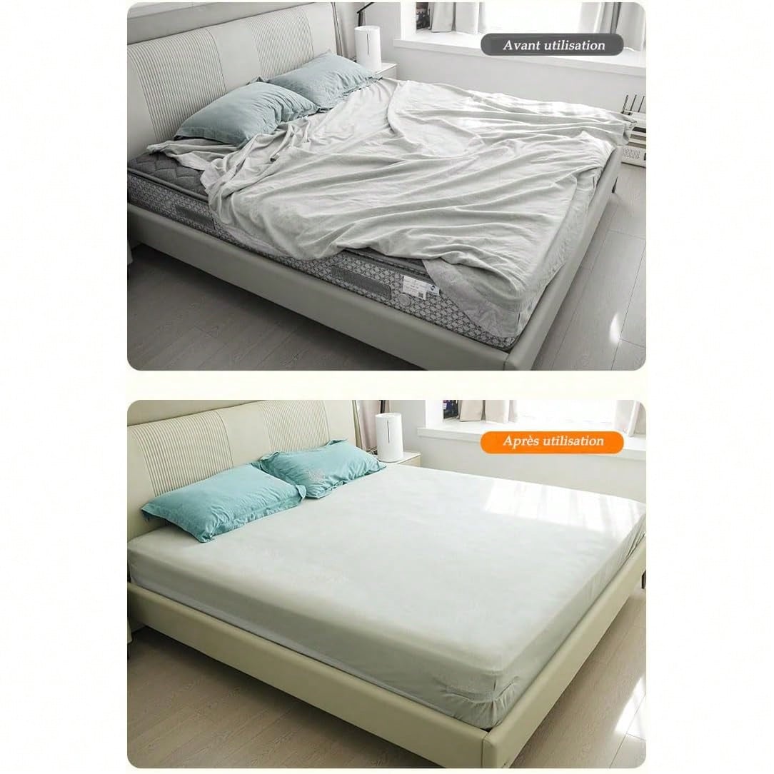 4 PCS Bed Sheet Holder, Bed Sheet Grippers, Discrete Heavy Duty Bed Sheet Tightener, Non Slip Corner Sheet Grippers Keep Sheets Firm & Tigh