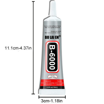 4-Piece B7000 Jewelry Adhesive Set, Transparent Rhinestone Setting Adhesive, Pendant Adhesive, Precision Nozzle Craft Adhesive, Multi-Purpose Adhesive, Ideal For Jewelry Making And Mobile Phone Repair