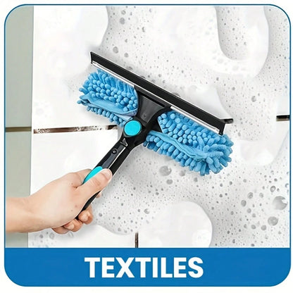 4-Piece Car And Home Cleaning Tool Set, 2-In-1 Double-Sided Brush + 3 Absorbent Towels, No Scratches Or Residue On Glass, Tiles, And Car Body Surfaces, Car Cleaning Supplies And Products, Car Wash Kit