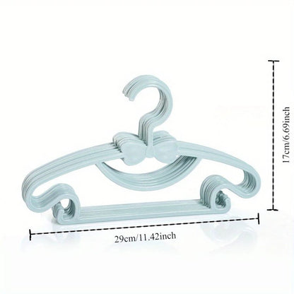 40pcs/20pcs/10pcs/1pc PP Material Bow Baby Clothes Hangers, Ultra-Thin Children's Clothes Hangers, Clothes Hooks, Baby Gifts, Baby Essentials, Baby Room Decor