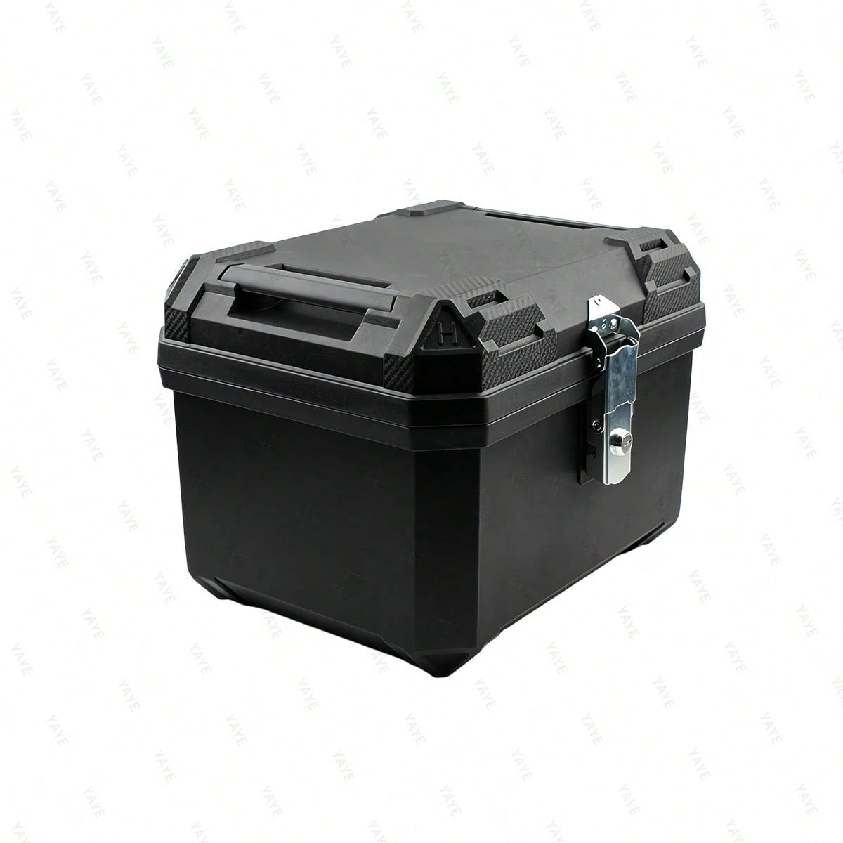 44L Waterproof Motorcycle Tail Box With Security Lock, Suitable For Helmet And Luggage Storage, Also Applicable As Helmet Box