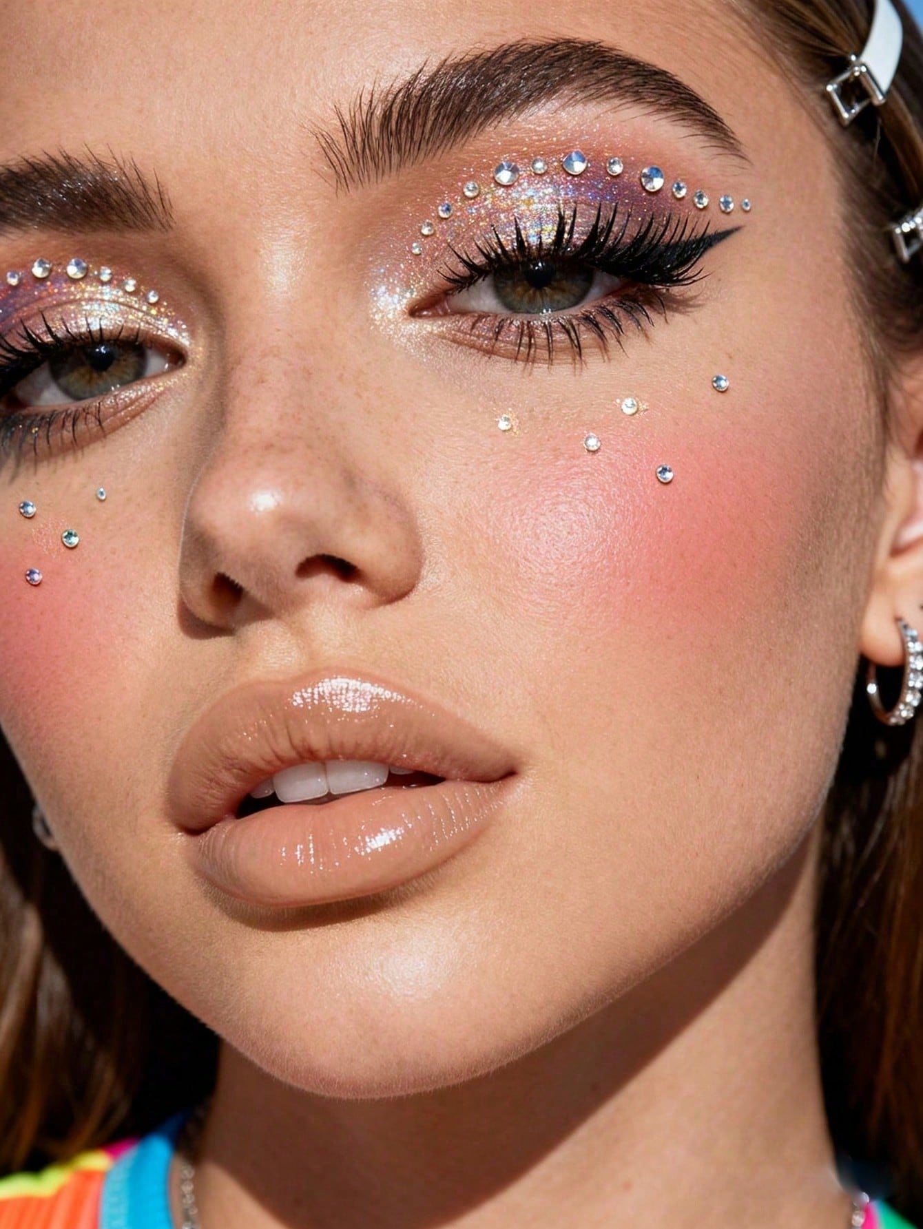 450pcs Pink Small Rhinestones, 2mm, Shiny Luster, Suitable For Face/Eye Decoration, Suitable For Carnival, Y2K Holiday Party, Daily Decoration, DIY Face Decoration, Music Festival Party, Can Be Used F