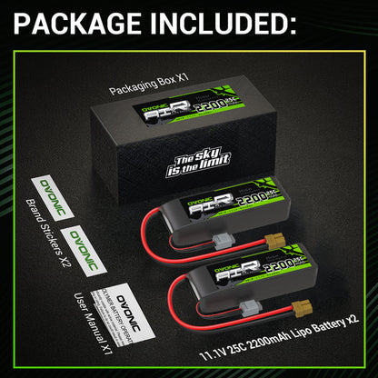 4×Ovonic 2200mAh 25C 3S1P 11.1V Lipo Battery with XT60 for RC Car & Trunk RC aircraft & Helicopters Freewing Dynam 1100mm-1500mm Plane