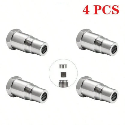 4PC Car Oxygen O2 Sensor Fix Check Exhaust Gas Oxygen Sensor Engine Light Eliminator Adapter M18X1.5 Automobile Accessories