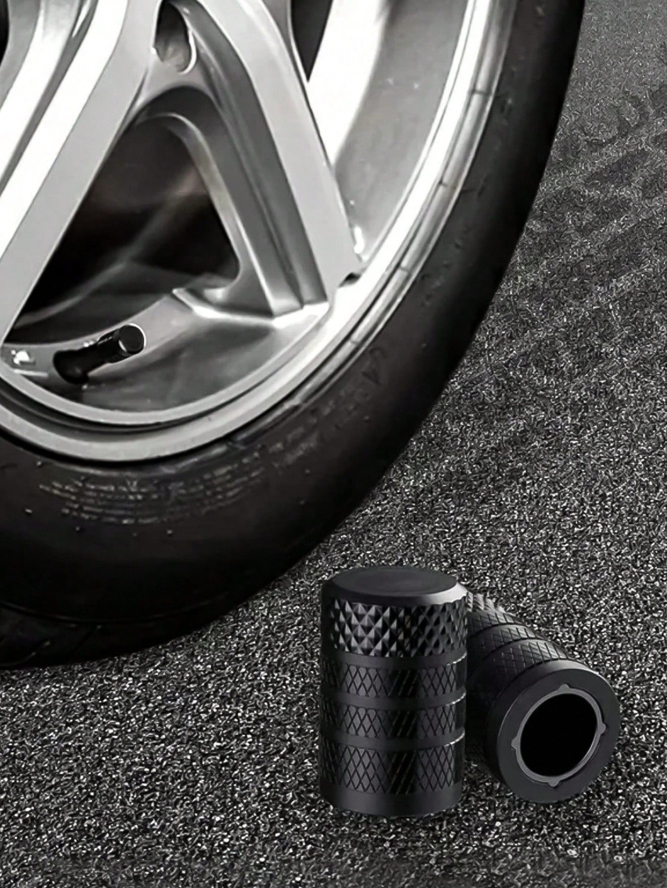 4pcs/2 Packs Anodized Aluminum Tire Valve Stem Caps, Corrosion Resistant, Universal Fit For Cars, Trucks, Motorcycles, SUVs And Bicycles