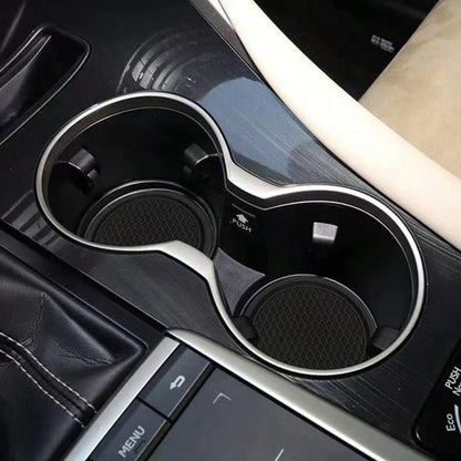 4pcs/2pcs Car Cup Holder Coasters, Auto Accessories, Car Supplies, Women's Car Accessories, Car, Car Decor, Car Cup Holder Pad, Non-Slip Cup Holder Embedded Decorative Coasters, Car Interior Accessori