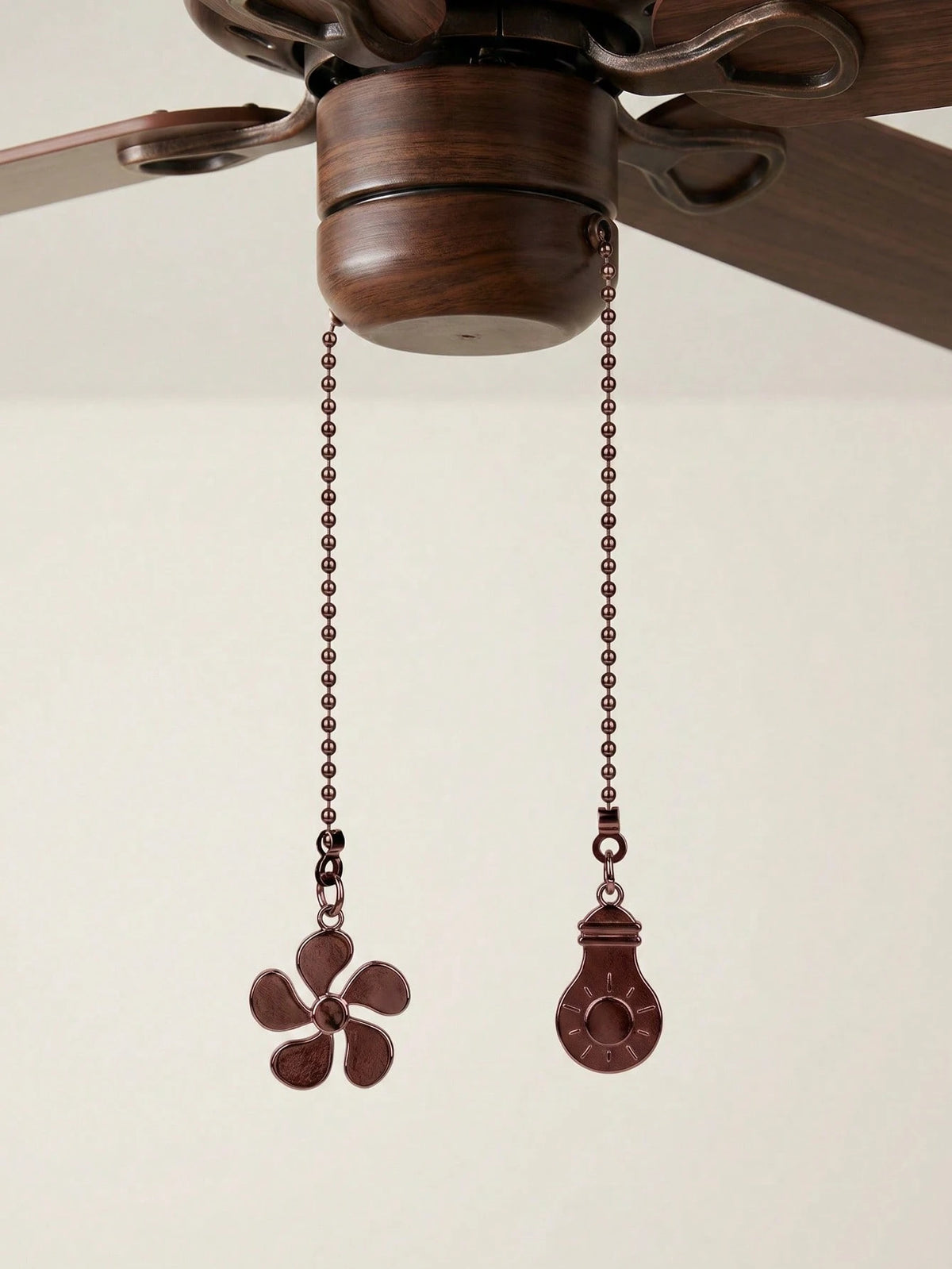 4pcs/2pcs Pack Ceiling Fan Light Pull Chain Extender 14 Inch Durable Pull Chain Extension Fan Pendant Decorative Accessory, Suitable For Bedroom, Living Room And Outdoor