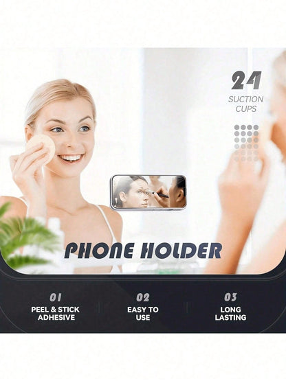 4pcs/3pcs Silicone Phone Grip, Anti-Slip Silicone Phone Stand Sticky Phone Case Mount Hands-Free Accessory For Selfie And Video, Multifunctional Phone Accessories Fit All Models 2pcs/1pc