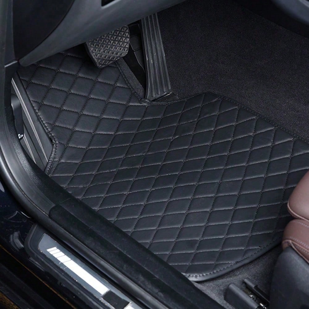 4PCS All-Weather Universal Fit Waterproof Car Floor Mats With PVC Anti-Slip Protection, Enhanced Safety & Easy To Wash