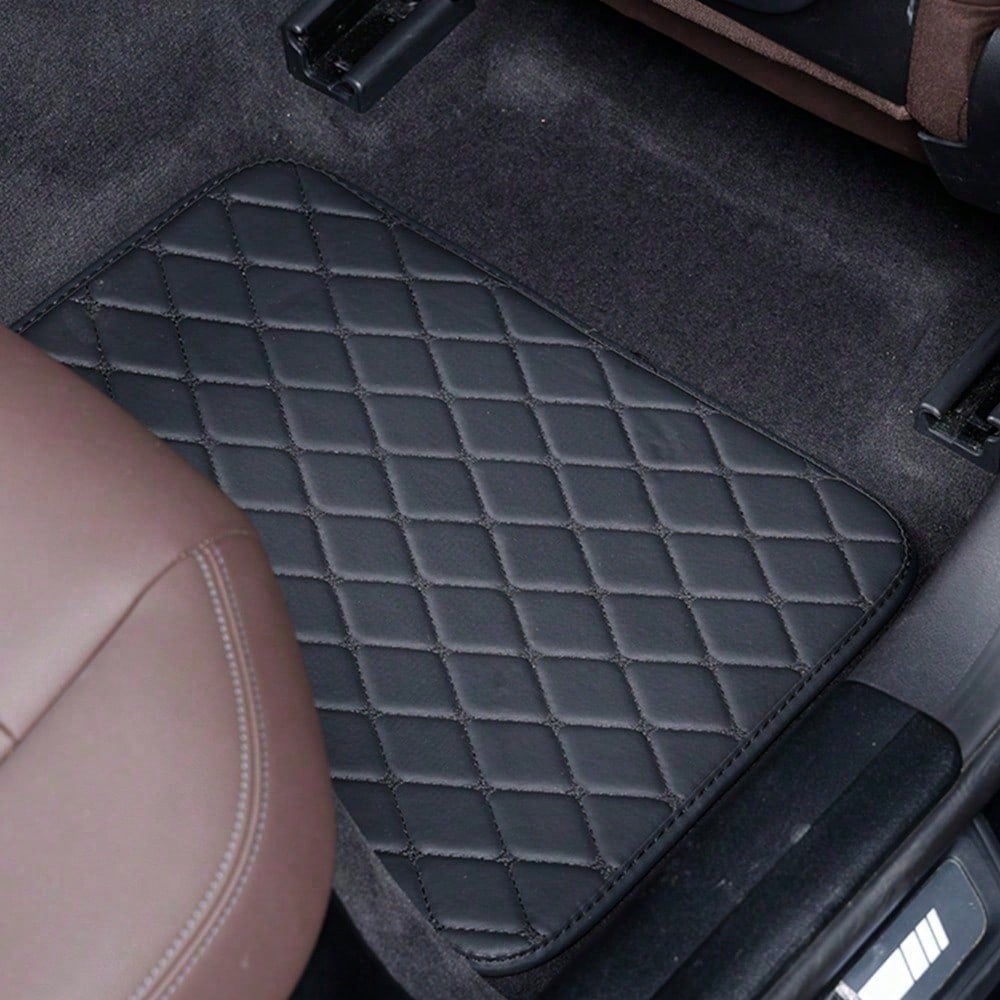 4PCS All-Weather Universal Fit Waterproof Car Floor Mats With PVC Anti-Slip Protection, Enhanced Safety & Easy To Wash