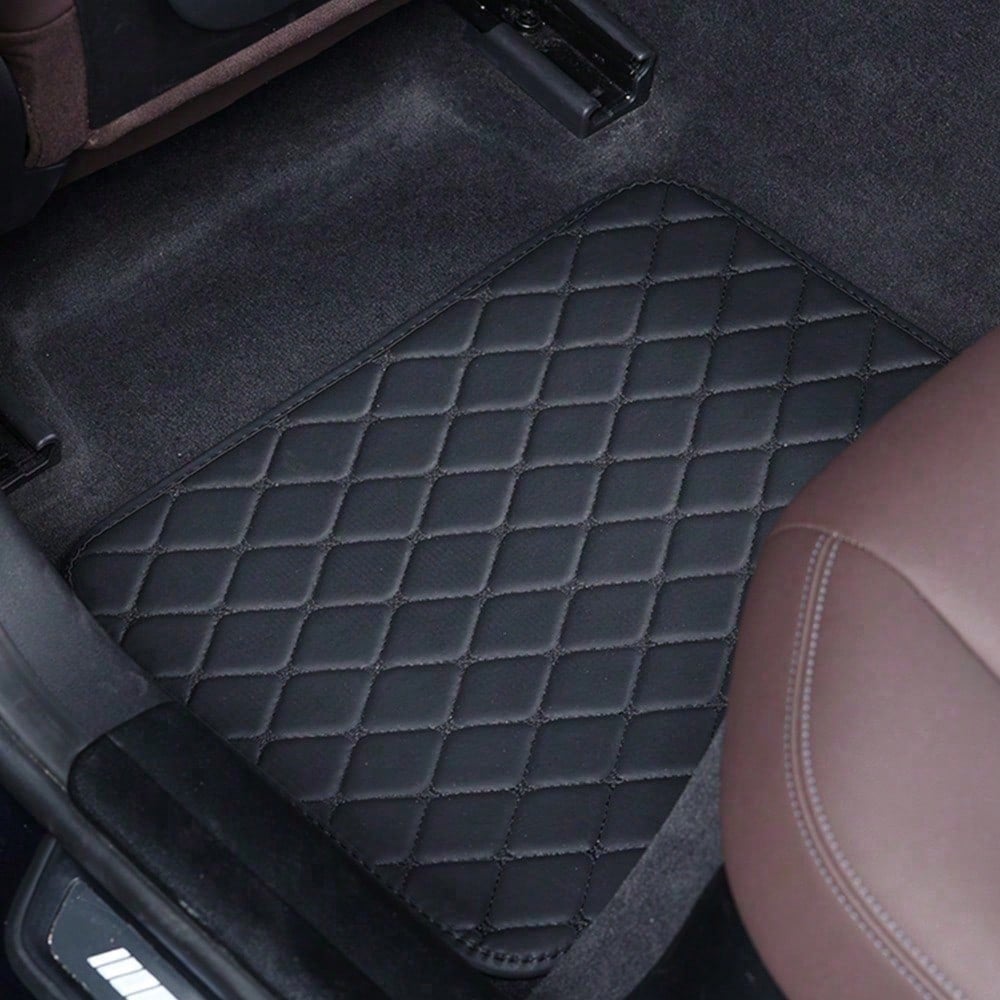 4PCS All-Weather Universal Fit Waterproof Car Floor Mats With PVC Anti-Slip Protection, Enhanced Safety & Easy To Wash