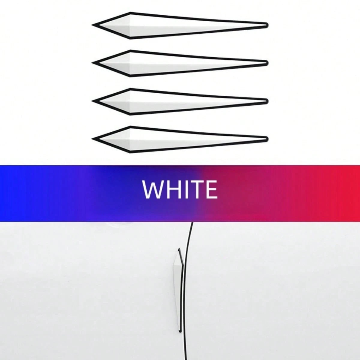 4Pcs Car Door Edge Protectors- Universal Anti-Scratch Stickers For Door Edges, Rearview Mirrors, Front/Rear Bumpers- Self-Adhesive Exterior Car Body Protection Decals For Most Cars, SUVs, Trucks- W