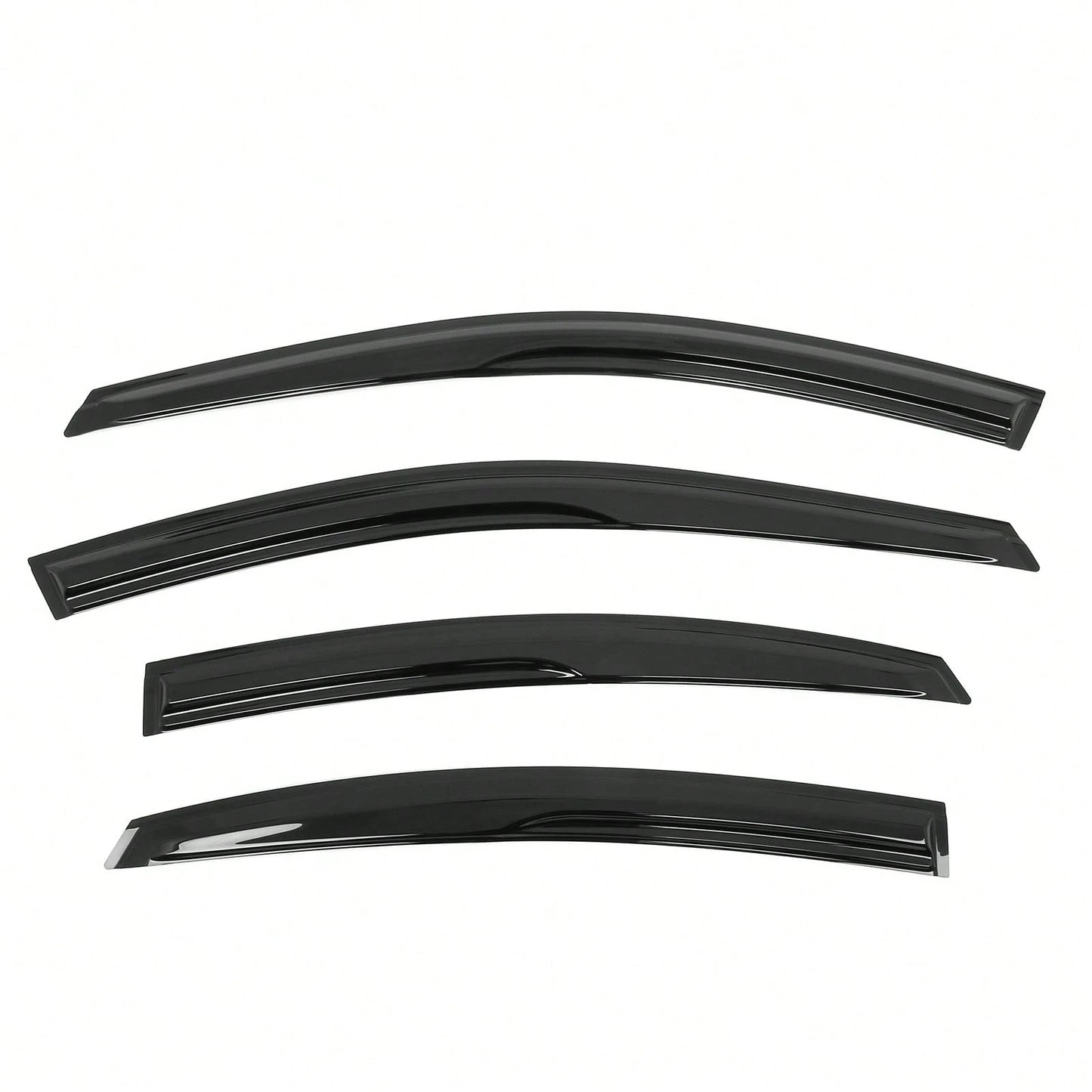 4PCS Mugen Style Window Visors Compatible With Toyota Camry 2025-2026 Acrylic Smoke/Tinted Rain Guards Protective Trim Car Accessories