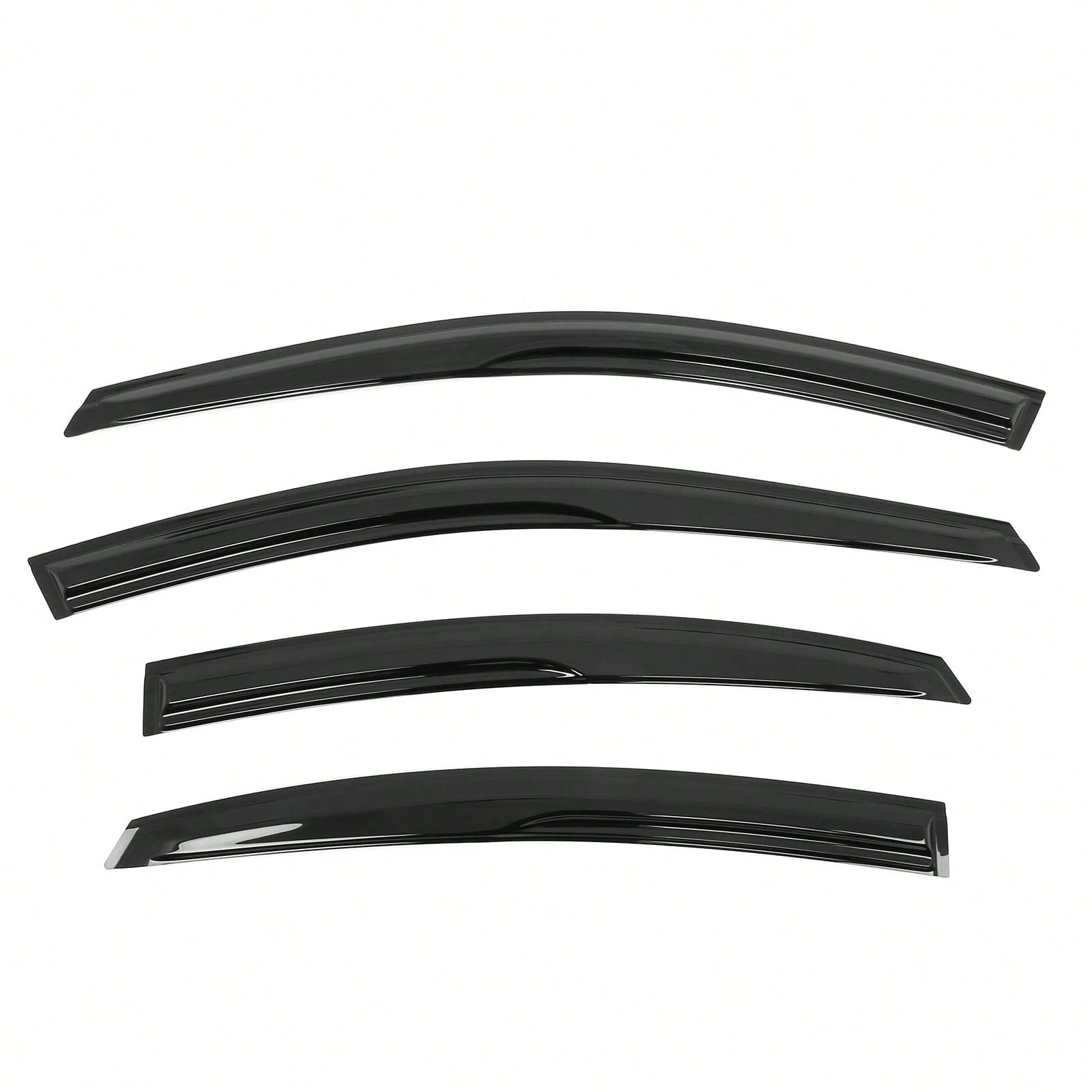 4PCS Mugen Style Window Visors Compatible With Toyota Camry 2025-2026 Acrylic Smoke/Tinted Rain Guards Protective Trim Car Accessories