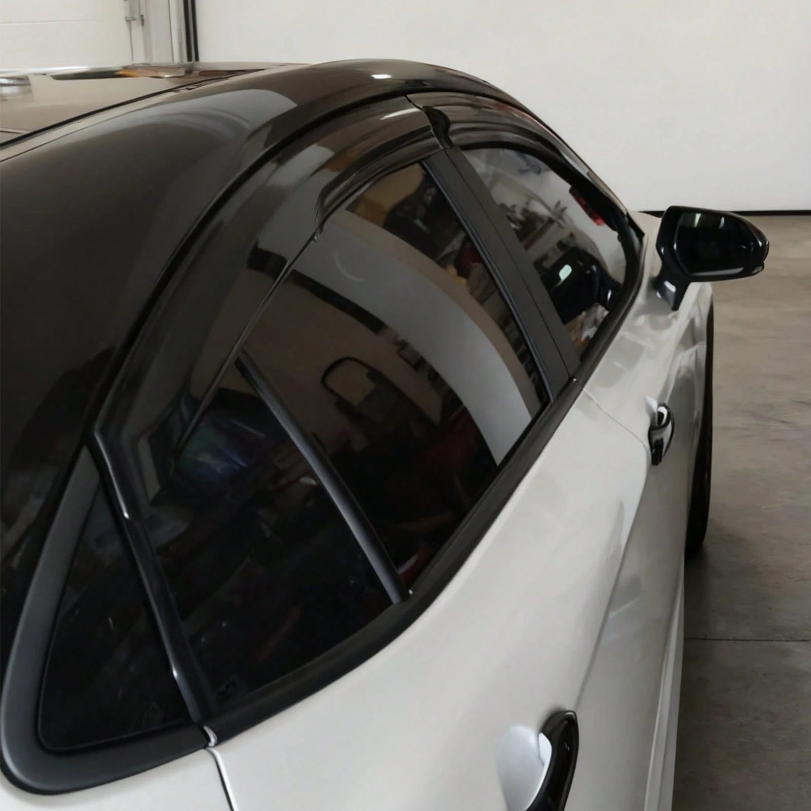 4PCS Mugen Style Window Visors Compatible With Toyota Camry 2025-2026 Acrylic Smoke/Tinted Rain Guards Protective Trim Car Accessories