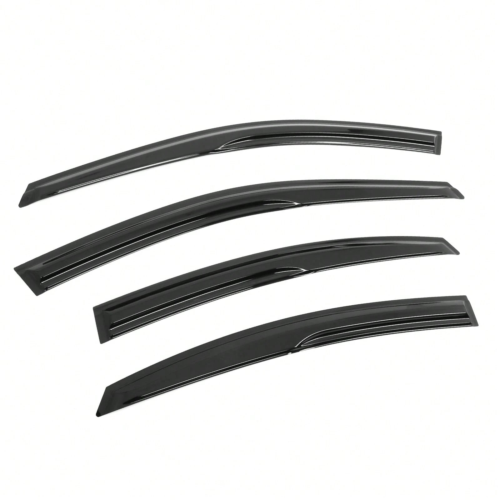 4PCS Mugen Style Window Visors Compatible With Toyota Camry 2025-2026 Acrylic Smoke/Tinted Rain Guards Protective Trim Car Accessories