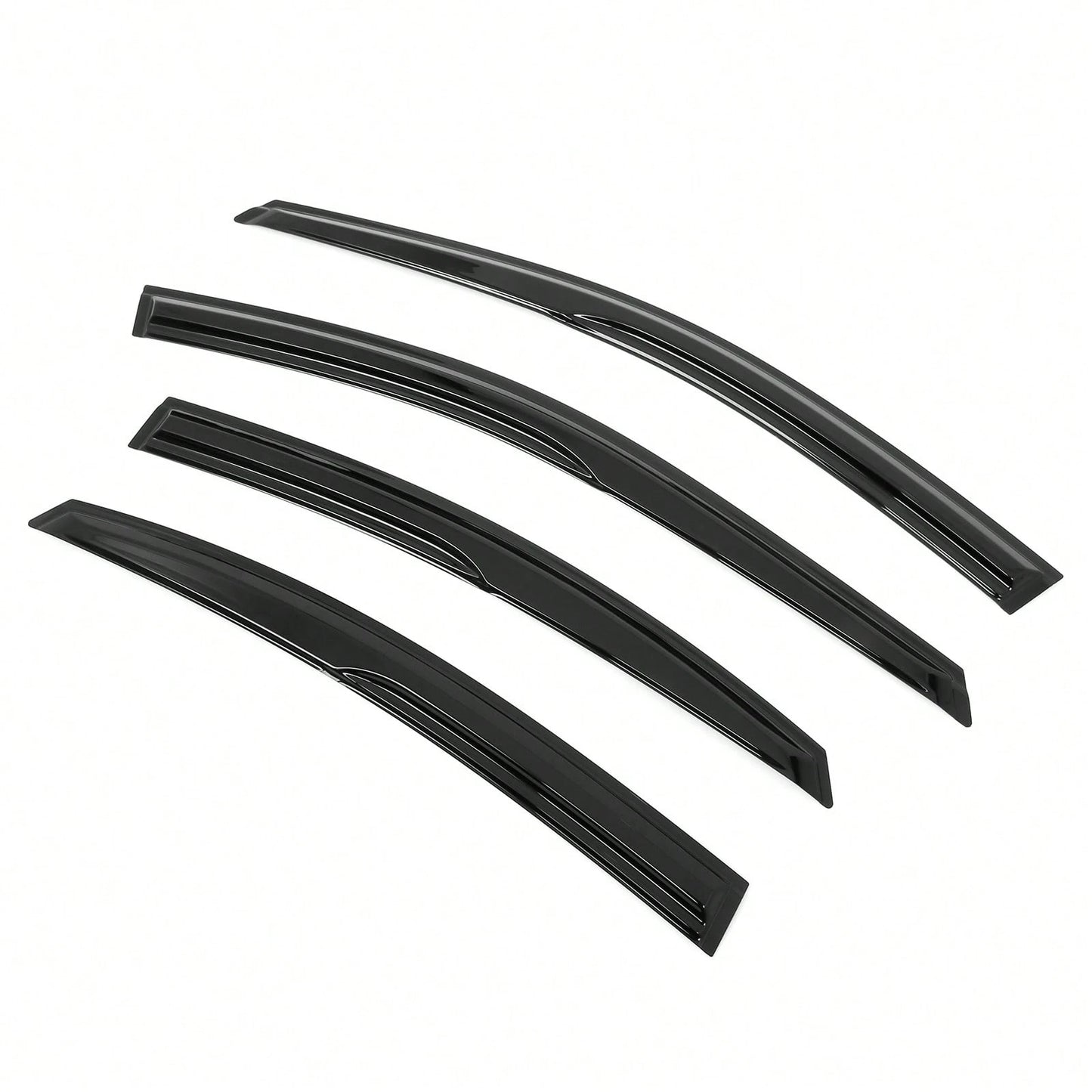 4PCS Mugen Style Window Visors Compatible With Toyota Camry 2025-2026 Acrylic Smoke/Tinted Rain Guards Protective Trim Car Accessories