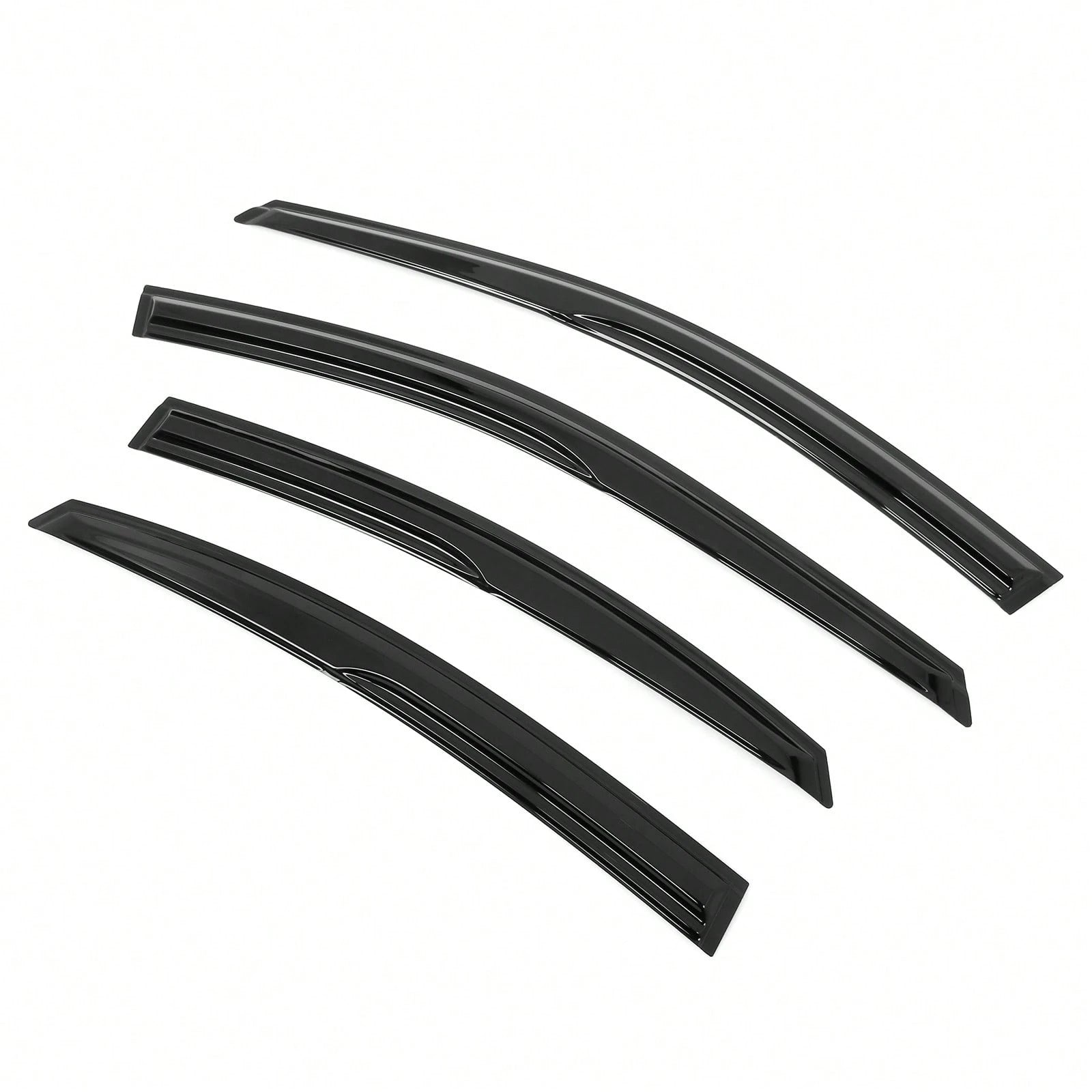 4PCS Mugen Style Window Visors Compatible With Toyota Camry 2025-2026 Acrylic Smoke/Tinted Rain Guards Protective Trim Car Accessories