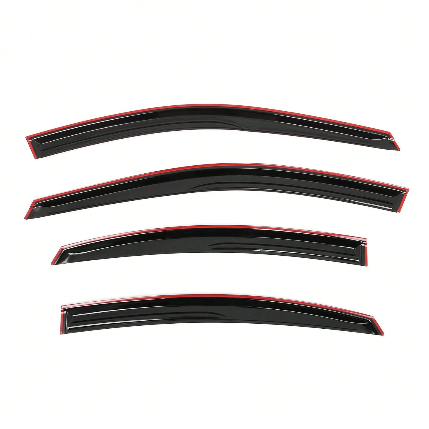 4PCS Mugen Style Window Visors Compatible With Toyota Camry 2025-2026 Acrylic Smoke/Tinted Rain Guards Protective Trim Car Accessories