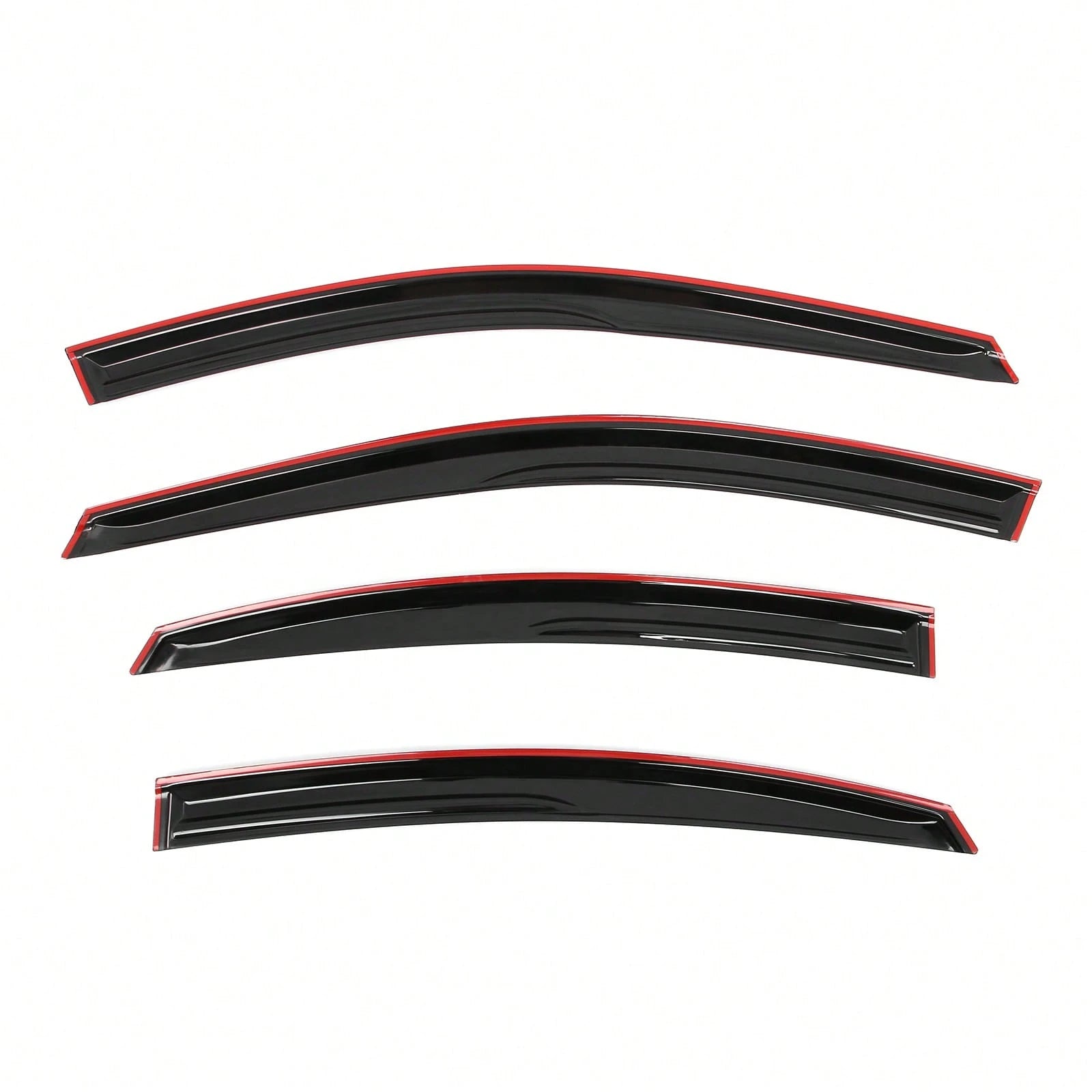 4PCS Mugen Style Window Visors Compatible With Toyota Camry 2025-2026 Acrylic Smoke/Tinted Rain Guards Protective Trim Car Accessories