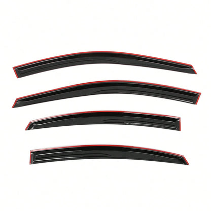 4PCS Mugen Style Window Visors Compatible With Toyota Camry 2025-2026 Acrylic Smoke/Tinted Rain Guards Protective Trim Car Accessories