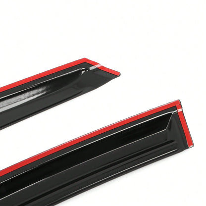 4PCS Mugen Style Window Visors Compatible With Toyota Camry 2025-2026 Acrylic Smoke/Tinted Rain Guards Protective Trim Car Accessories
