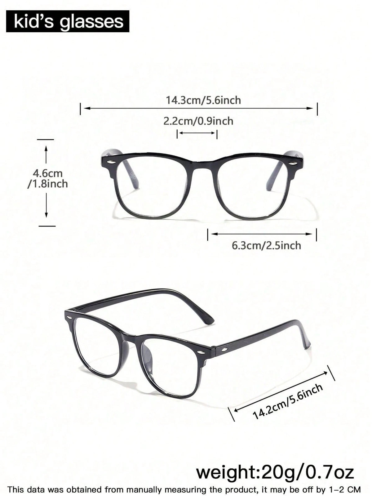 4pcs Set Anti-Blue Light Square Frame Acrylic Glasses For Teenagers (14-16 Years Old), Casual & Elegant Style, Suitable For Daily Reading, Going Out Outfit, Gift