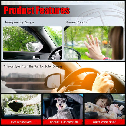 4PCS Slim Style In Channel Window Visors Compatible With Jeep Wranglers' JL Unlimited Gladiator 2018-2026 Acrylic Smoke Rain Guards Car Accessories