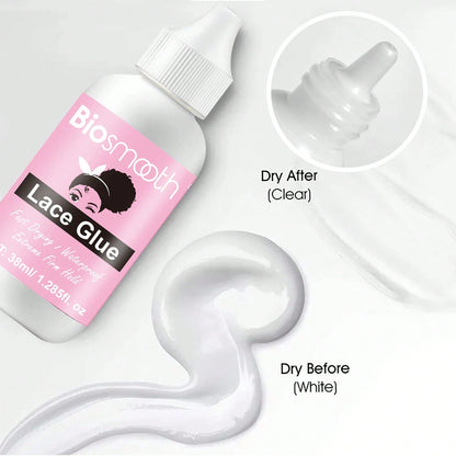 4pcs Wig Installing Kit- 60ml Melting Spray,38ml Lace Glue,30ml Lace Glue Remover And Lace Band