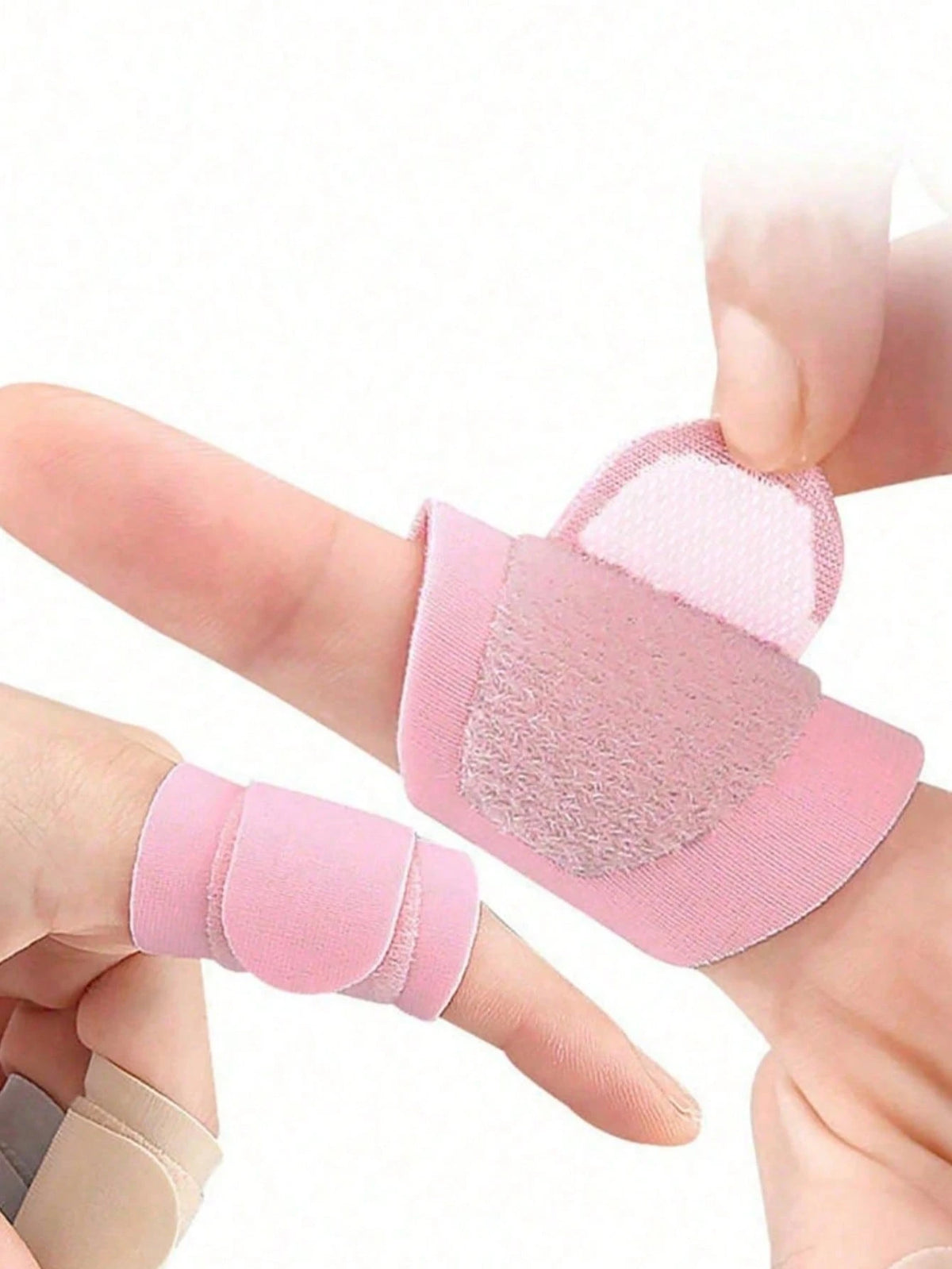 5/10pcs Adjustable Finger Splint Adjustable Finger Brace Breathable Elastic Finger Tape, Compression Pression Protector For Triggger Finger,Compression Aid For Sports