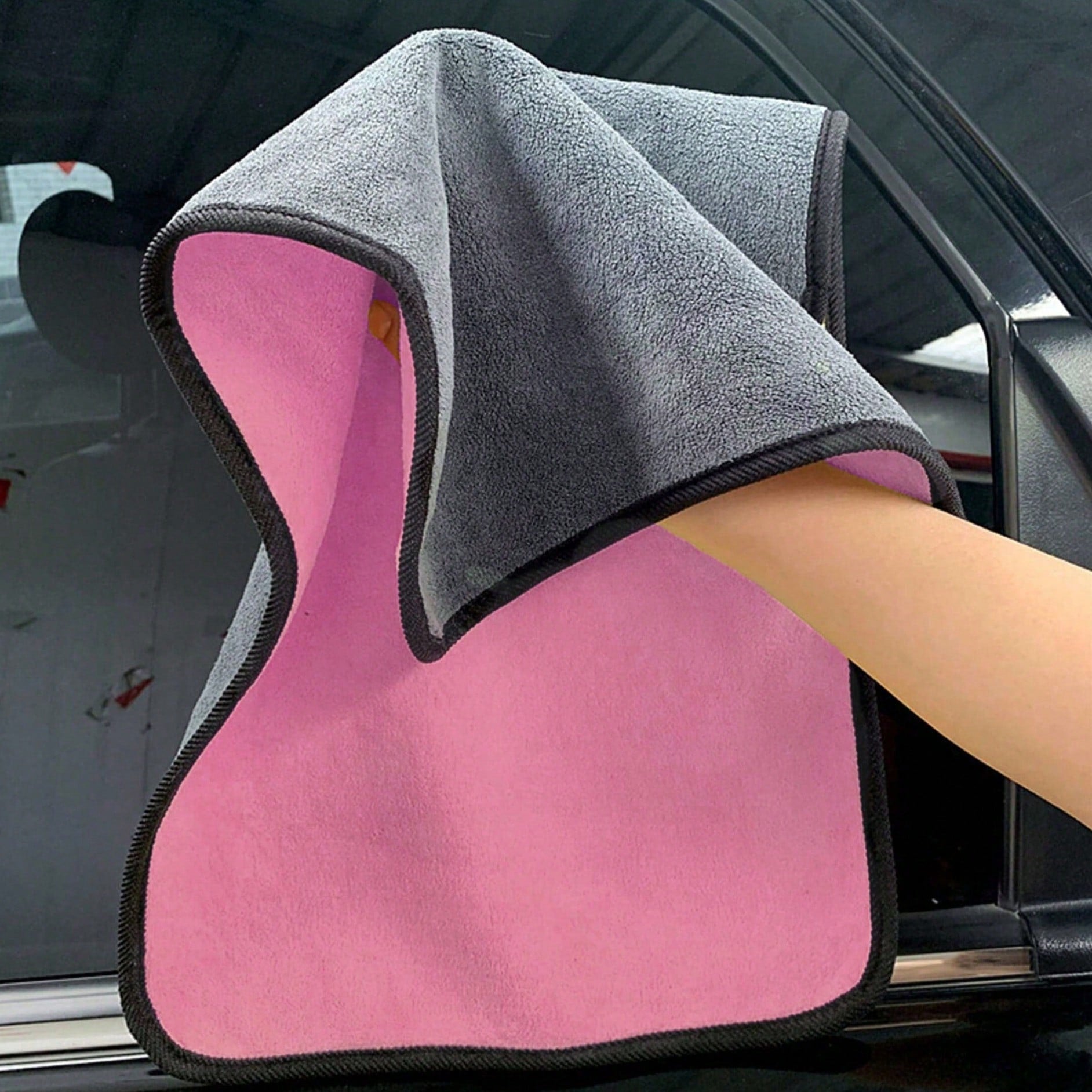 5/3/1 Pc Microfiber Car Washing Towels, Automotive Cleaning Drying Cloth, Car Cleaning Supplies