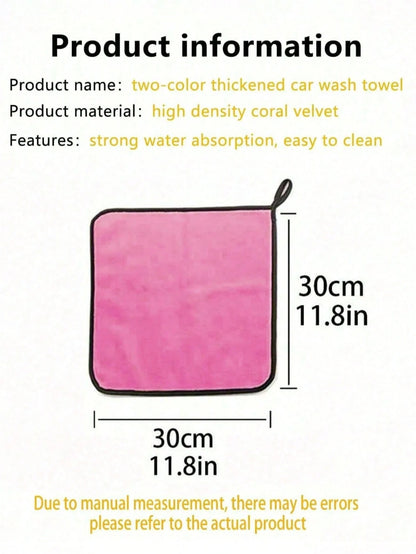 5/3/1 Pc Microfiber Car Washing Towels, Automotive Cleaning Drying Cloth, Car Cleaning Supplies
