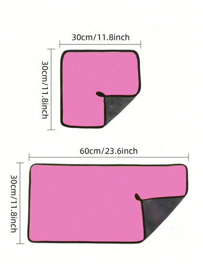 5/3/1 Pc Microfiber Car Washing Towels, Automotive Cleaning Drying Cloth, Car Cleaning Supplies