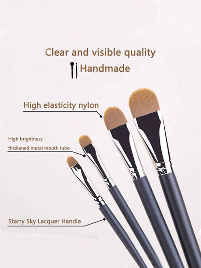 5/4/1pc Concealer Brush Set, Includes Small Flat Concealer Brush, Gel Eyeliner Brush, Detail Concealer Brush, Makeup Tools, Foundation Brush, Concealer Brush, Blush Brush, Contour Brush, Blush Brush