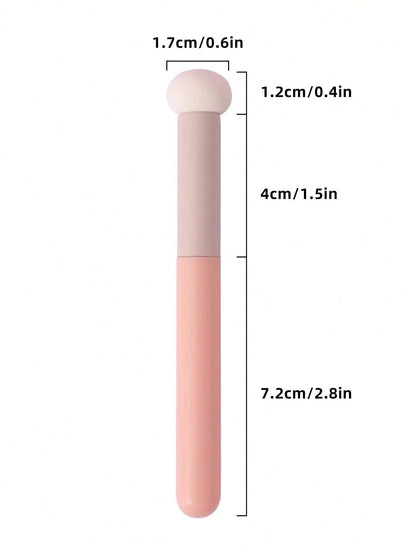 5-Piece Concealer Brush Mushroom Sponge Head Soft And Traceless Large Area Acne Mark Removal Makeup Brush, Makeup Brush, Including Powder Brush And Concealer Brush, Lip Brush, Sponge Applicator, Makeu