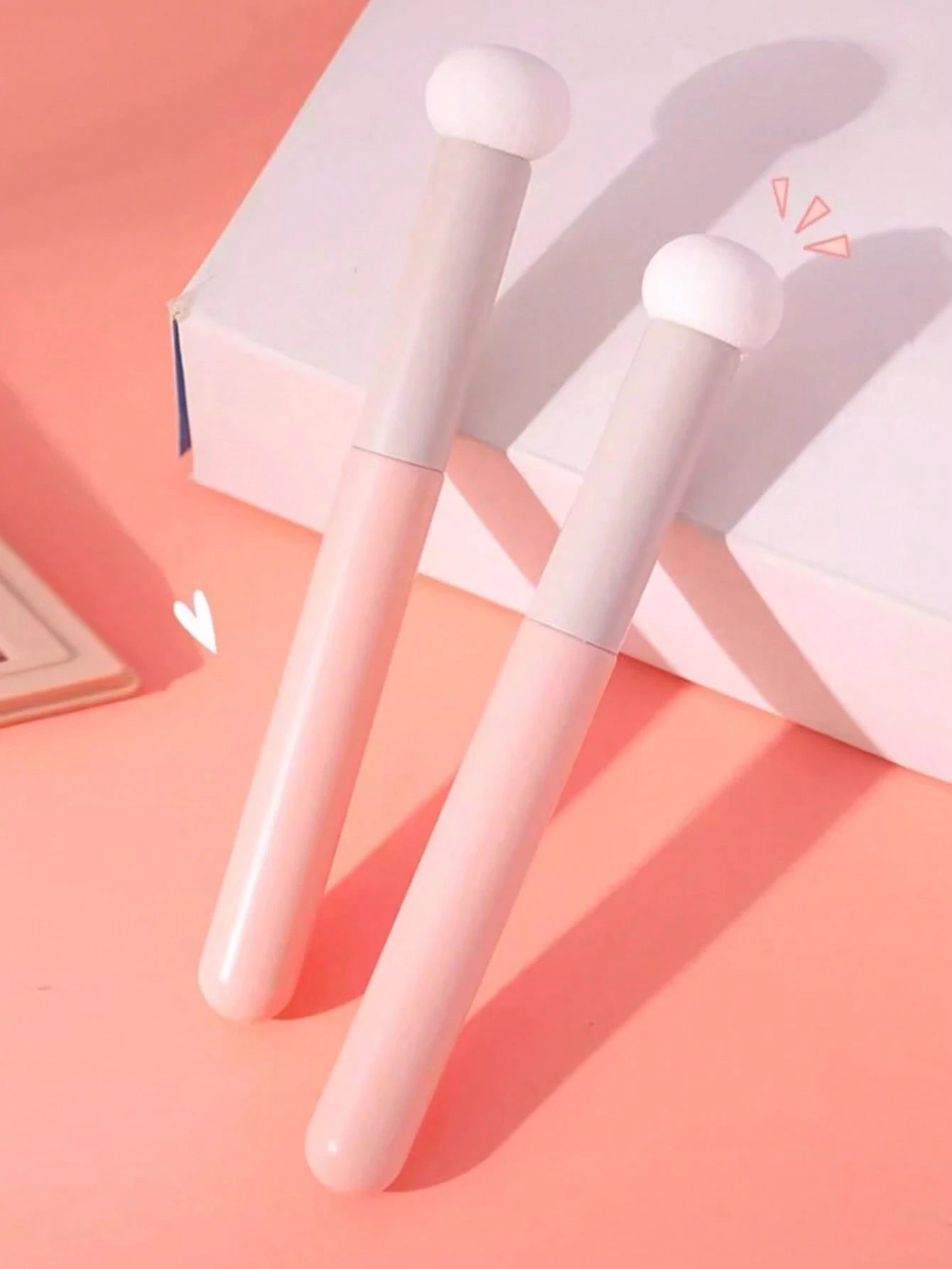 5-Piece Concealer Brush Mushroom Sponge Head Soft And Traceless Large Area Acne Mark Removal Makeup Brush, Makeup Brush, Including Powder Brush And Concealer Brush, Lip Brush, Sponge Applicator, Makeu
