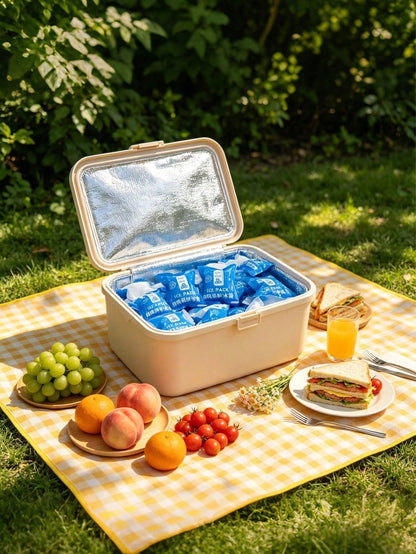50pcs 40ml Self-Absorbing Ice Packs, Leak-Proof Reusable Cold Bags, Suitable For Food Preservation, Picnic, Camping, Logistics Transportation And Lunch Boxes, Summer Cooling Ice Packs