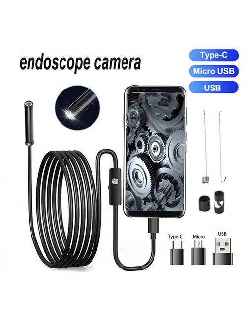 5mm/0.196in Mini Camera Industrial Cameras Endoscope 480P, Android Mobile Phone Camera, Pipeline Detection, Industrial, Automotive Repair, Carbon Deposition, Visual Repair, Air Conditioning Probe