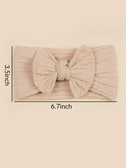 5pcs Baby Bow Decor Hair Band Love Valentine