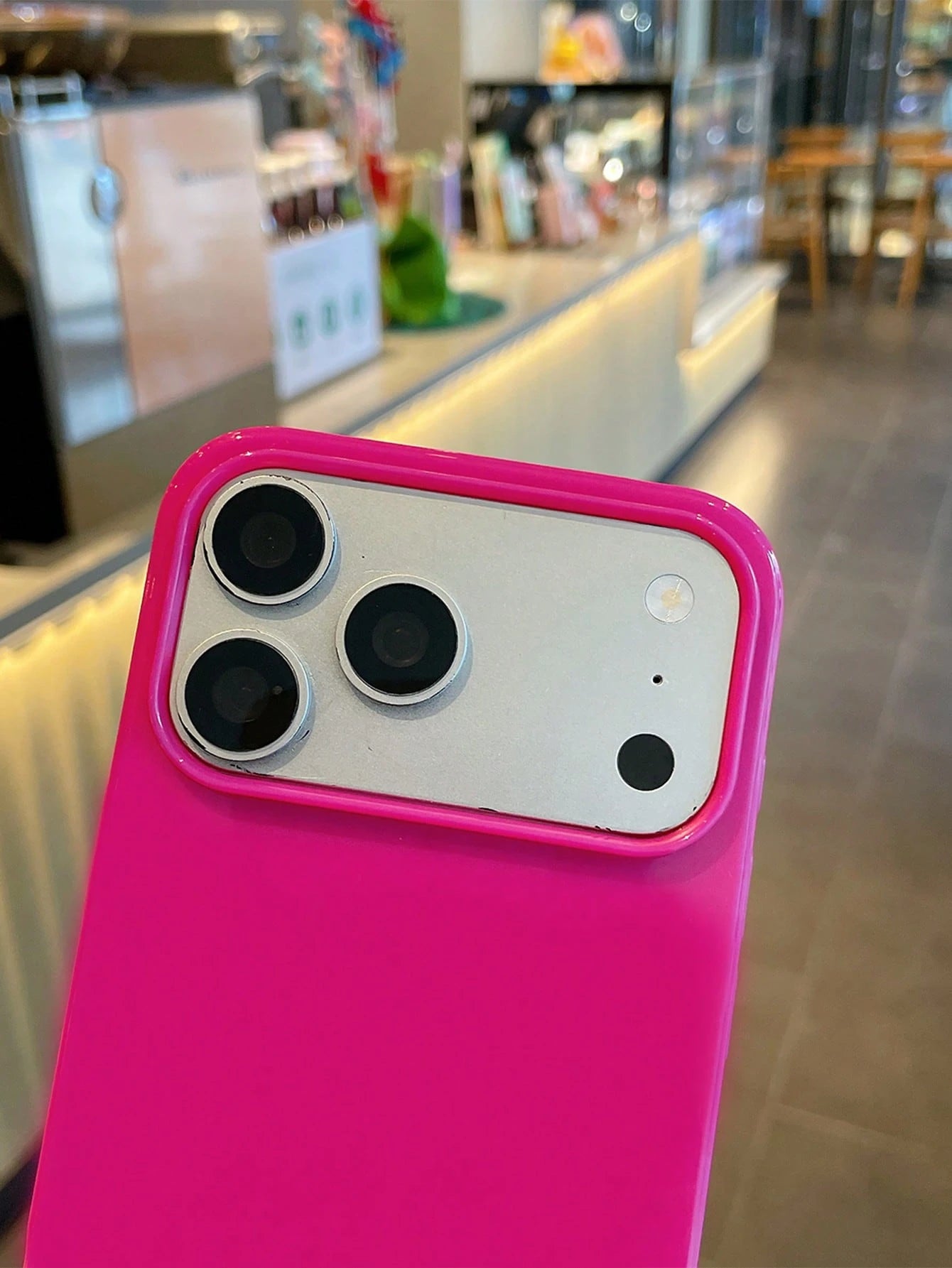 5pcs Minimalist, Dopamine, Transparent Magnetic, Black Matte Lens Protection, Litchi Texture Faux Leather, Glossy Pink Phone Cases, Ultra-Thin Full Coverage Lens Raised Anti-Fall Protective Case, Comp