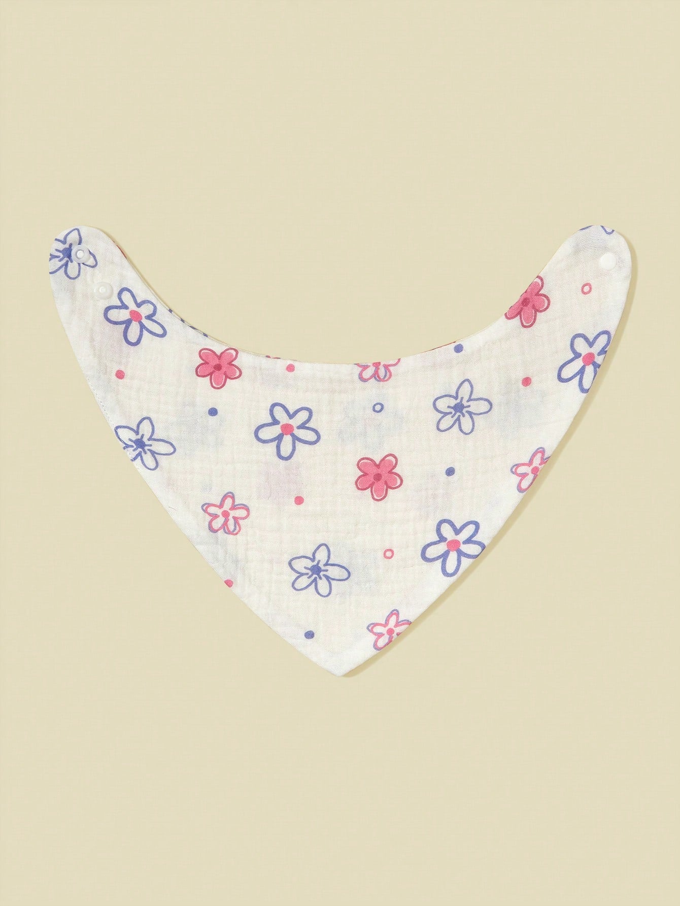5pcs/Set Baby Bibs, Soft Cotton Muslin Drool Bibs, Floral & Animal Patterns For Boys & Girls