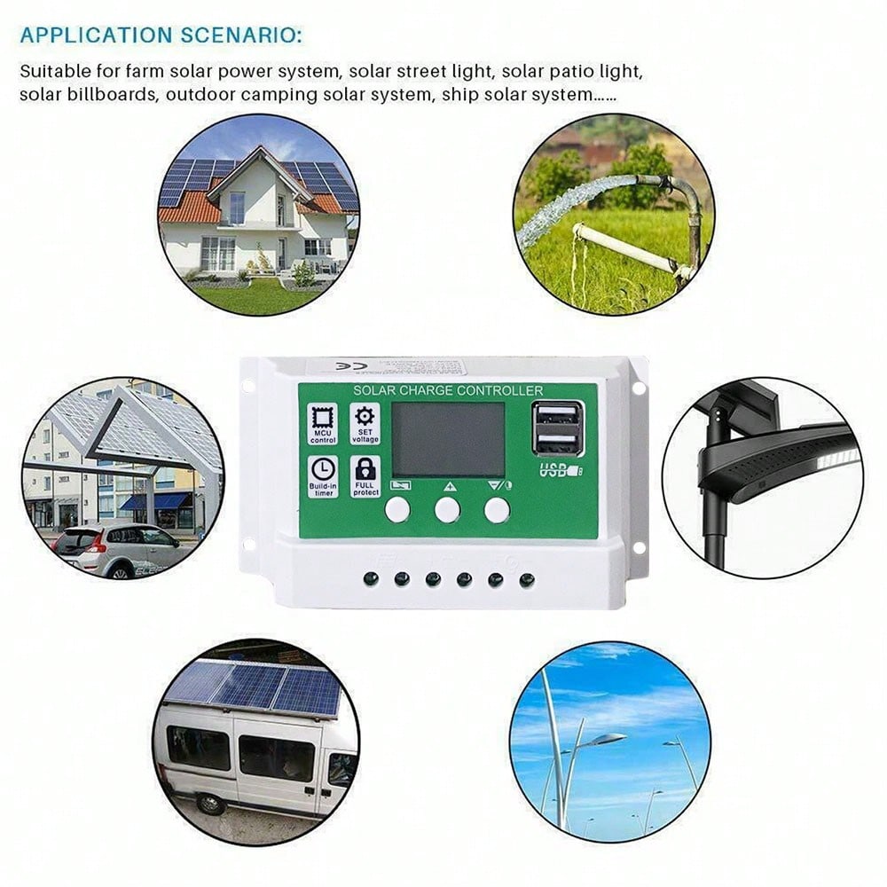 600W Dual USB Solar Panel: Efficient Fast Charging + Dual-Port Power Supply, Worry-Free Outdoor Power Supply!