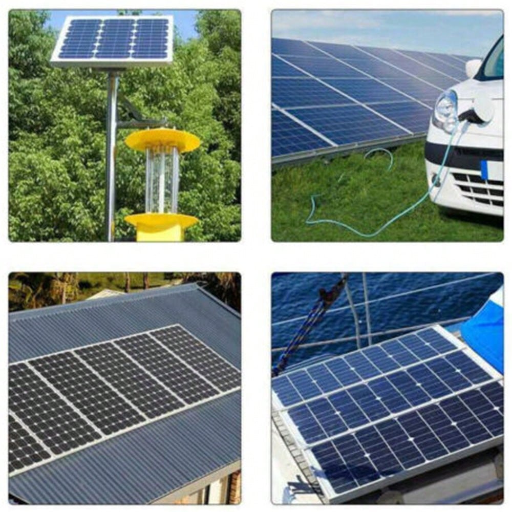 600W Dual USB Solar Panel: Efficient Fast Charging + Dual-Port Power Supply, Worry-Free Outdoor Power Supply!