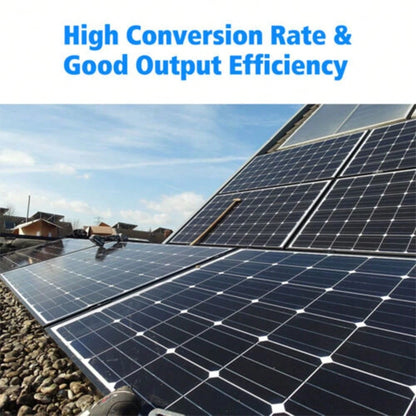 600W Dual USB Solar Panel: Efficient Fast Charging + Dual-Port Power Supply, Worry-Free Outdoor Power Supply!