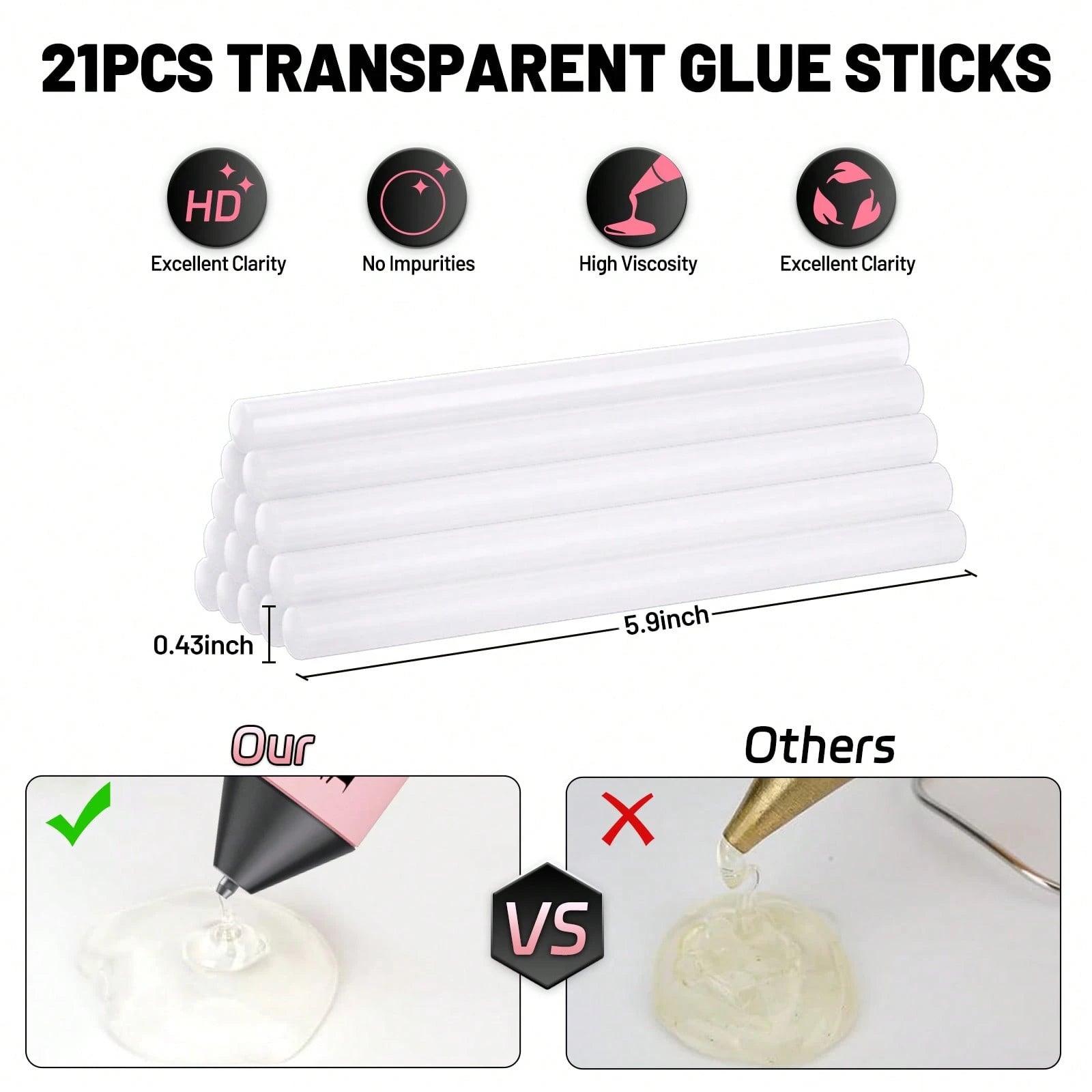 60W Hot Glue Gun Dent Reomval Kit With 30Pcs High Adhesion Glue Sticks, Fast Preheating Hot Melt Glue Gun And Sticks Set,Charge&Battery, For Craft DIY And Quick Home