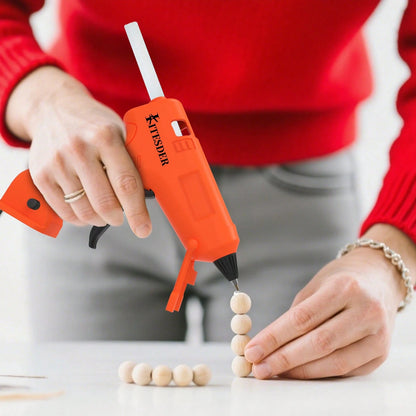 60W Hot Glue Gun Dent Reomval Kit With 30Pcs High Adhesion Glue Sticks, Fast Preheating Hot Melt Glue Gun And Sticks Set,Charge&Battery, For Craft DIY And Quick Home